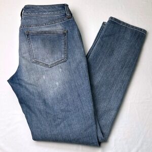 The Limited Women Low Rise Slim Boyfriend Jeans Blue Size 2 Medium Wash Stretch